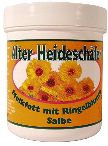 Alter Heideschäfer 5er Vorteilspack Melkfett Ringelblume, 5 Dosen a 100ml