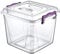 40L/20L/13L/11L/10L/8.5L/6.5L/5L/3.8L Clear Kitchen Pantry Storage Container Fridge Freezer Dishwasher Microwave Safe Food Storage Box Organizer Meal Carrier (8.5 Litre)