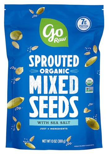 Go Raw Organic Seeds - Sprouted Sunflower, Watermelon, and Pumpkin Seeds