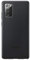 Samsung Leather Smartphone Cover EF-VN980 für Galaxy Note20 Handy-Hülle, echtes Leder, Schutz Case, stoßfest, premium, schwarz