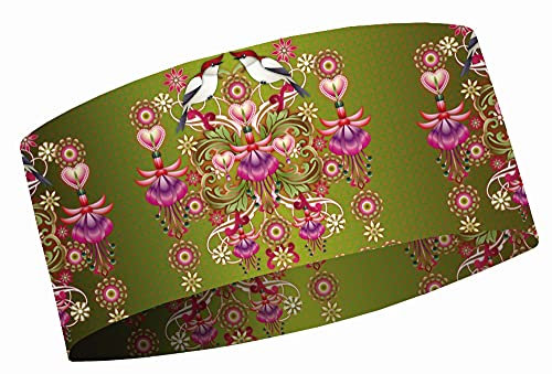 MATT Summer Headband Catalina Estrada eco Made (Haarband/Stirnband, Coolmax Eco), Farbe:CARDENALES