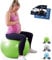 VITALWORXX Gymnastikball für Schwangere, extrem stabil, Sitzball Yogaball Pezziball mit Pumpe, mit Übungen für Schwangerschaft, Geburt, Gesundheit,