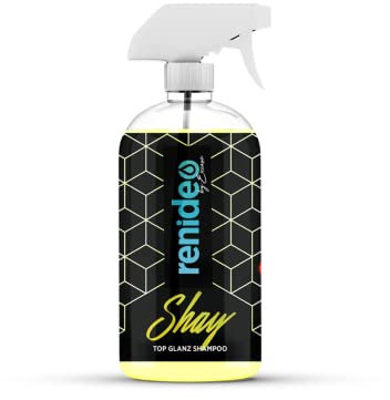 Renideo Autoshampoo - Shay - Hochkonzentriertes Premium Shampoo mit rückfettender Wirkung, pH-neutral und wirksame Reinigung, Made in Germany, 500ml