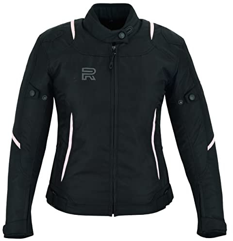 RS Raxus Veste de moto d'hiver imperméable avec protections homologuée CE (XXL, rose), rose