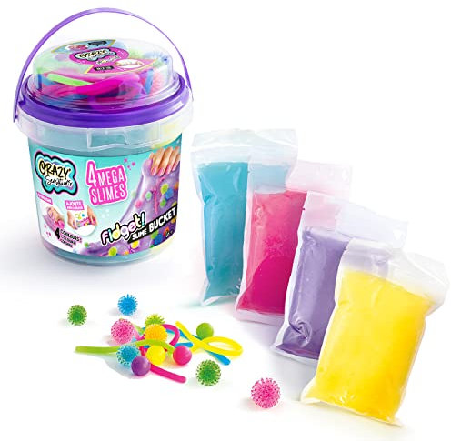 Canal Toys - So Slime - Baril de Slime Fidget - 4 Méga Slime Colorées avec Jouets Déstressants - Loisirs Créatifs pour Enfant - Dès 6 ans - CCC 020
