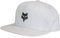 Fox Head Snapback Cap (one Size, Steel Grey)