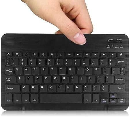 Mr. Gadget's Solutions Teclado inalámbrico Bluetooth definitivo de 8 pulgadas: escritura de precisión, teclado compacto de 8 pulgadas