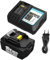 Energup 18V 5500mAh Batería para Makita Batería 18V con Cargador DC18RC Compatible con Makita Bateria BL1850B BL1850 BL1860 BL1840 BL1830 BL1820 BL1815