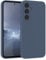 EAZY CASE - Silikonhülle für Samsung Galaxy A35 Hülle Silikon Case Blau weich stoßfeste Handyhülle Galaxy A35 Schutzhülle mit Kameraschutz Dünn Premium Schutz Cover TPU Phone Bumper in Blau Petrol