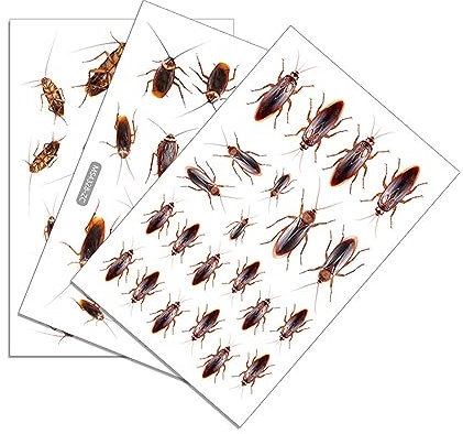 X-Institute Realistischer Horror Insektenfliegen Wandaufkleber Wandaufkleber Verbessert Bühnenaufführungen Kleben Gruselige Simulierte Szenendekorationen Halloween Dekorationen