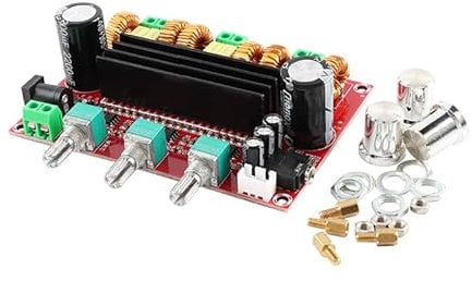 EC Buying TPA3116D2 Carte d'amplificateur HW-302 2 x 50 W + 100 W 2.1 canal numérique amplificateur audio haut-parleur stéréo ampère module réglage amplificateur de puissance DC 12-24 V