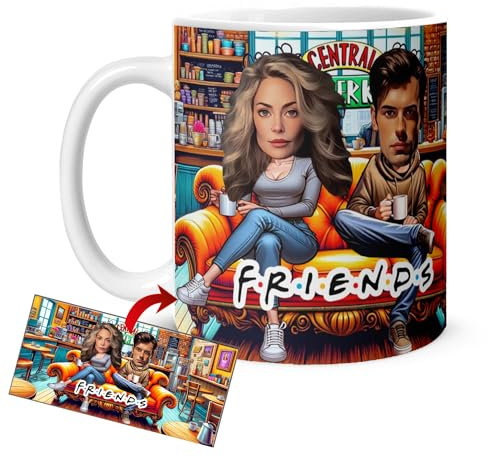 Anak Anak Tazas personalizadas con foto | Regalos personalizados | Taza personalizada Friend | Regalo personalizado | Regalos personalizados para mujer con Caricatura