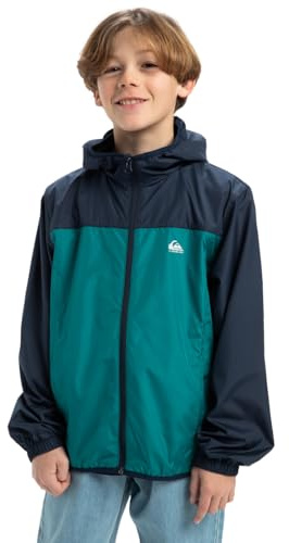 Quiksilver Coupe Vent Overcast Windbreaker Youth Garçon 8-16 Ans Noir 14