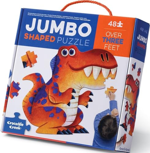 Crocodile Creek Dinosaurier Puzzle - Bodenpuzzle 48 Teile Kinder