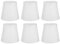 Lampenschirme 6er-Set, Trommellampenschirme, Lampenabdeckungen für Tischlampen, kleiner Lampenschirm aus Stoff, moderner Stoff-Desktop-Lampenschirm, Kronleuchter, Wandleuchte,