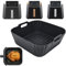 Heißluftfritteuse Zubehör für Ninja Heißluftfritteuse Max Pro 6,2 L AF180EU, Airfryer Silikonformen für perfekte Ergebnisse! Es eignet sich auch für AF181 AF180 AF141AF140 Diese Modelle