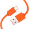 Toxaoii Cable de carga USB tipo C compatible con JBL Charge 5, Charge 4, Go 3, JBL Flip 6, Flip 5, Pulse 4, JR POP, altavoz inalámbrico JBL Endurance Peak (naranja/100 cm)