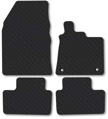 Renault Symbioz (2024+) [Full Hybrid] 5mm Rubber Car Mats | Heavy Duty Rubber Tailored Fit Floor Mats Full Coverage Durable Waterproof Accessories Easy Clean Anti Slip Made in the UK