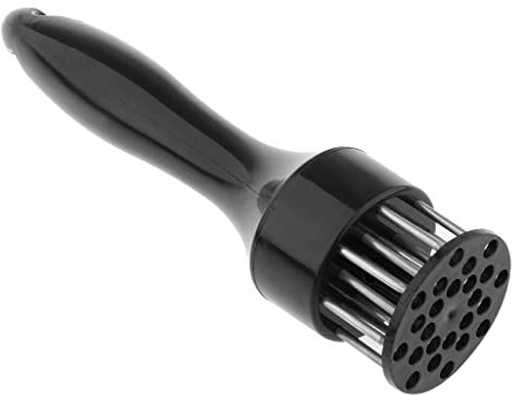 Fleischklopfer aus Edelstahl mit 24 Zinken für Steak, Huhn, Rind, Kalb, Schweinefleisch, Marinade, Werkzeug, strapazierfähig, Federwirkung, Küchenhelfer