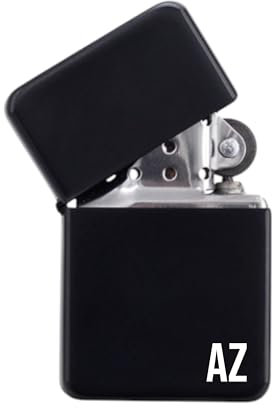 Feuerzeug mit Gravur, Benzinfeuerzueg, personalisierte Geschenke Männer, Hochzeitstag Geschenk für Mann Freund, Sturmfeuerzeug Männergeschenke, Geburtstagsgeschenk, Zubehör (Schwarz)