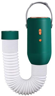 Ventilador portátil mini secadora de ropa de viaje solución de secado rápido para prendas frescas en cualquier momento y en cualquier lugar Ventilador de habitación (D, 16. 6 x 9. 3 x 9. 3 cm)