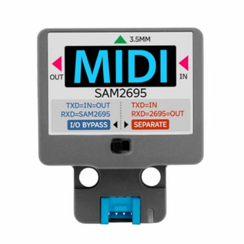 Orolotay M5 Midi Unit Serial Port to Midi Unit Sam2695 Audio Processing 3.5 Interface for M5 Atom Ai Voice Recognition Systems