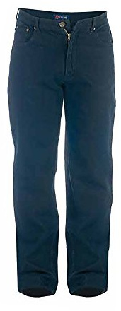 Duke Rockford Carlos Stretch Jeans - Black, 50S, Five Pocket Trousers
