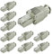 AIXONTEC 10x CAT 6A feldkonfektionierbar RJ45 LAN Stecker werkzeuglos für CAT 7 Verlegekabel Crimp-Steckerverbinder für CAT.5 / CAT.6 / CAT.6A / CAT.7 / CAT.7A Installtionskabel Monatgevideo