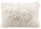 CelinaTex Cuddly Dekokissen 40 x 80 cm weiß Langhaar Zierkissen dekoratives Fellimitat Sofakissen Kunstfell Kissen