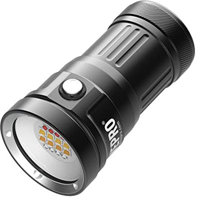 DIVEPRO D80F 8000Lumens 6-Group Multi Colors Underwater Scuba Diving Photography Video Lights Dive lamp (D80F: 8000LM 6-Group Multi Colors)