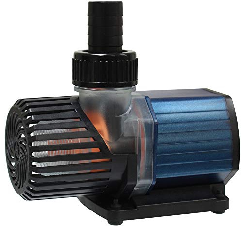 Amtra DC Sump Pump 8000- Pompa movimento acquario, Pompa di risalita elettronica per acquari, con potenza regolabile e funzione moto ondoso inclusa, 8000 LT/h - 85,0 Watt 24 Volt