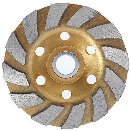 Mola a Tazza Diamantata Disco Diamantato a Levigare Universale da 100 mm per Smerigliatrice Angolare, Calcestruzzo, Marmo, Granito, Pietra Naturale