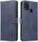 LOLFZ Wallet Case for Samsung Galaxy A21S, Vintage Leather Book Case with Card Holder Kickstand Magnetic Closure Flip Case Cover for Samsung Galaxy A21S - Blue