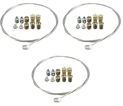 3 Set Motorcycle Cable Repair Kit Motorcycle Emergency Brake Throttle Accelerator Cable Clutch for Motorbikes Accessories