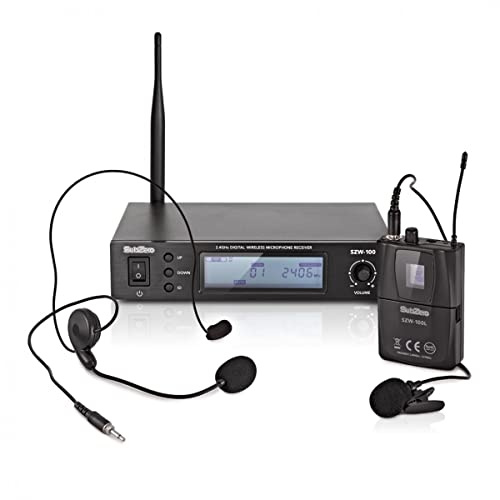 SubZero Wireless XLR Microphone System with Headset & Lapel Mic