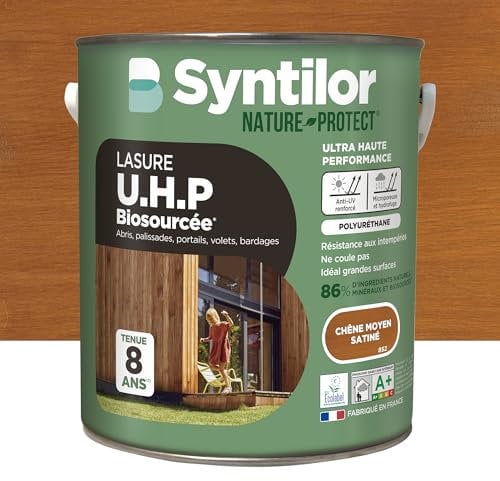 SYNTILOR - Lasure U.H.P. Biosourcée Chêne Moyen Satiné 5L