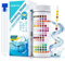 Umlecoa 16 in 1 Premium Wassertest-Kit - 125 Teststreifen für Wasserqualität für Brunnen und Wasserhahn Testkit - Prüfung auf pH-Wert, Härte, Chlor, Blei, Eisen, Kupfer, Nitrat, Nitrit usw