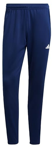 adidas Men's Train Essentials 3-Stripes Training Pants, Dark Blue/White, XS