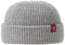 JACK & JONES Herren Rddroyal Short Beanie Noos StrickMütze, Light Grey Melange 1, Einheitsgröße EU