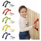 KIDS HANDGRIPS SET OF 2 FOR CHILDRENS CLIMBING FRAME PLAYHOUSE HANDLE BARS CLIMBING WALL TREE HOUSE GRAB BAR PLASTIC HOLDER IN RED BLUE GREEN YELLOW *FROM HAPPY PLAYGROUNDS (RED)