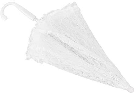 KIMISS Paraguas de Encaje para Novia, Paraguas Bordado Decorativo para Bodas y Actuaciones de Danza