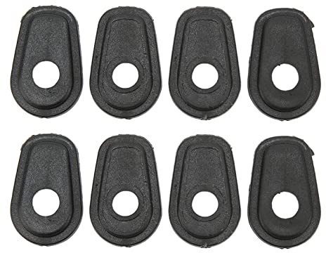 Jadeshay Distanziatori Adattatori per Indicatori di Direzione per Moto, 8 Pezzi Kit Adattatore Attacchi Frecce Indicatori Direzione Moto Anteriori E Posteriori per Z400 Z650 Z800 Z900 Z1000 ER6