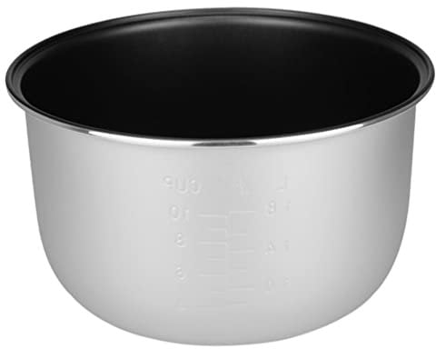 CALLARON Power Cooker Inner Pot Replacement 5L Stainless Steel Rice Cooker Non-stick Electric Cooker Liner Insert Pressure Cooker Inner Pot for Rice Cooker