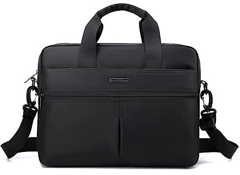 zhongningyifeng Sacoche pour ordinateur portable 14 pouces pour les hommes et les femmes, sacoche de messager sac à bandoulière légère pour le bureau et le travail