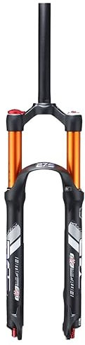 LvTu Forcella Anteriore MTB 26 27.5 Aria, 1-1/8 Dritto, Blocco Manuale, 9mm QR, 120mm Viaggio, Nero (Size : 27.5 inch)