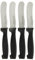 SIDCO Brötchenmesser 4 x Frühstücksmesser Küchenmesser Bukelmesser Tomatenmesser