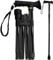 TAMAKA® Premium Gehstock, weicher Griff, 4-teilig, faltbar, verstellbar, Aluminium, metallisch, kompakt, für Herren, Damen und Damen, 85,1 cm – 95,2 cm, Schwarz