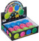 Relaxdays LED Igelball, 12er Set, blinkende Leuchtbälle in 3 Farben, mit Noppen, LED Flummis für Kinder, Ø 6,5 cm, bunt