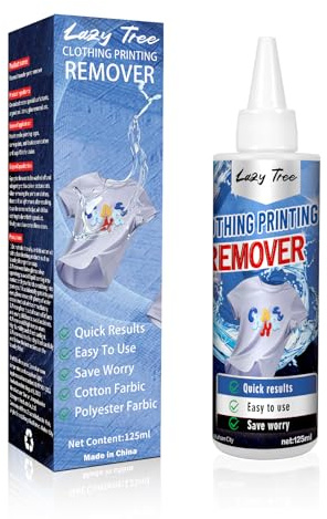 Lazy Tree Removedor de vinilo de transferencia de calor para telas, removedor rápido de letras de vinilo, potente removedor de residuos, seguridad, sin olor penetrante, 125 ml
