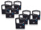 vhbw 10x Farbband Schriftband kompatibel mit Oki P 600/3 Elite Nadeldrucker, Bondrucker - Schwarz